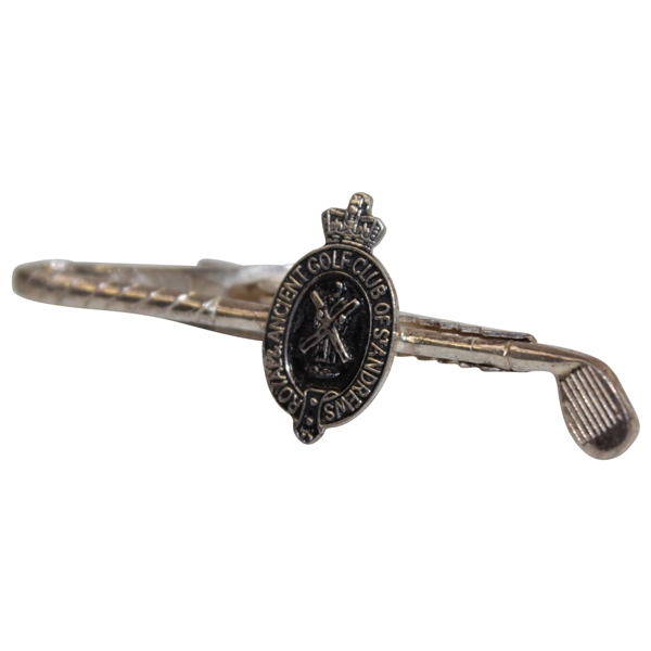 Royal & Ancient Golf Club of St. Andrews Sterling Silver Tie Clip