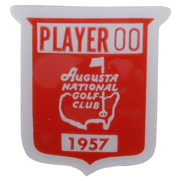 1957 Masters Tournament Contestant Badge #00 Salesman Sample? Please Read Description