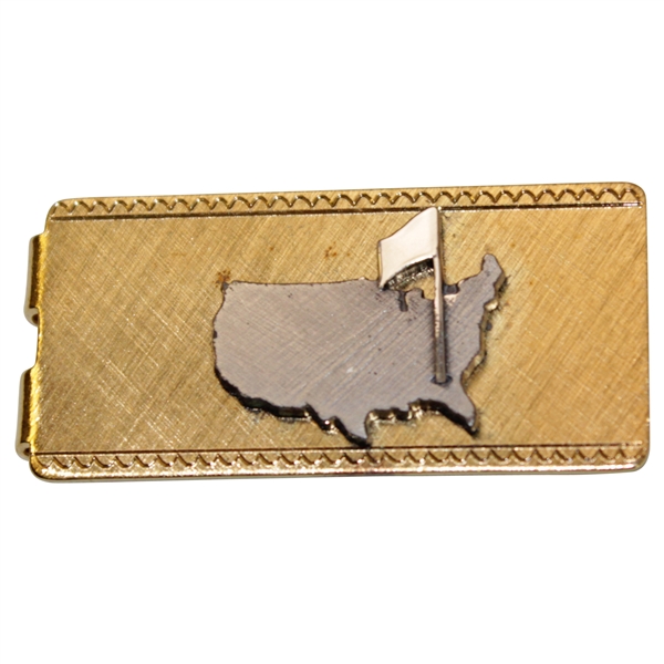 Vintage Augusta National Golf Club Logo Money Clip in Jostens Box