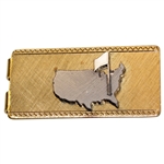 Vintage Augusta National Golf Club Logo Money Clip in Jostens Box