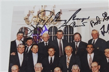 Multi-Signed Masters Champions Dinner Photo Including Palmer, Player, Watson, & others JSA ALOA