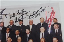 Multi-Signed Masters Champions Dinner Photo Including Palmer, Player, Watson, & others JSA ALOA