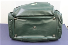 Classic Masters Tournament Augusta Green Leather Duffel Bag - Excellent Condition