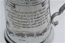 St. Andrews 'The Old Course' Pewter Golf Tankard - Made in England