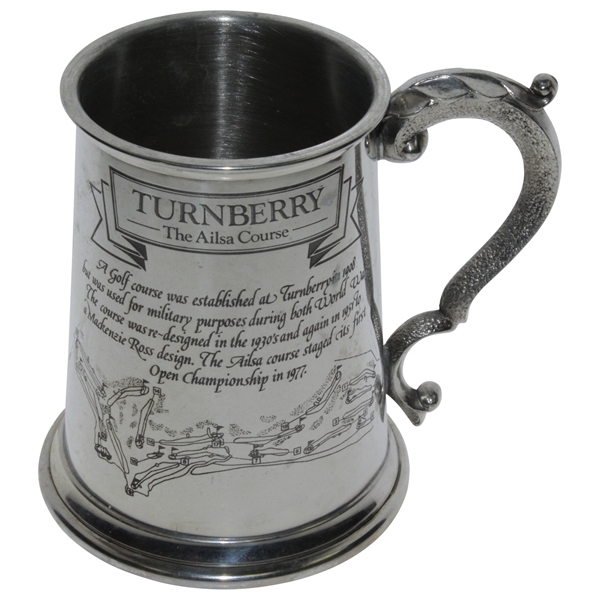 Turnberry The Ailsa Course Pewter Golf Tankard - Made in England