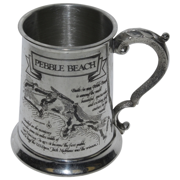 Pebble Beach Pewter Golf Tankard - Made in England