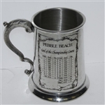 Pebble Beach Pewter Golf Tankard - Made in England