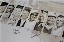 The Ryder Cup United States Captains Multi-Signed Print - Arnie, Jack, Tom, & more JSA ALOA