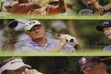 Palmer, Nicklaus, Player, Watson, & others Signed 2006 Wendy's Champions Skins Game Poster JSA ALOA
