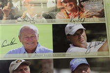 Palmer, Nicklaus, Player, Watson, & others Signed 2007 Wendy's Champions Skins Game Poster JSA ALOA