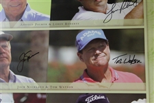 Palmer, Nicklaus, Player, Watson, & others Signed 2007 Wendy's Champions Skins Game Poster JSA ALOA