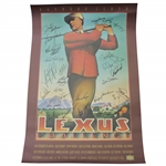 Palmer, Nicklaus, Player, Clint Eastwood, & others Signed 1995 Lexus Challenge Poster JSA ALOA