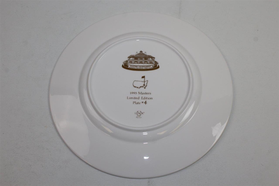 1993 Masters Lenox Limited Edition Member Plate #4 in Original Box