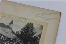 Pair of 1904 St. Louis World's Fair at Glen Echo Original Golfer Photos