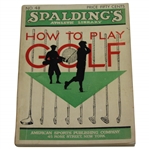 1929 Spaldings Athletic Library Booklet Hot To Play Golf - First Edition
