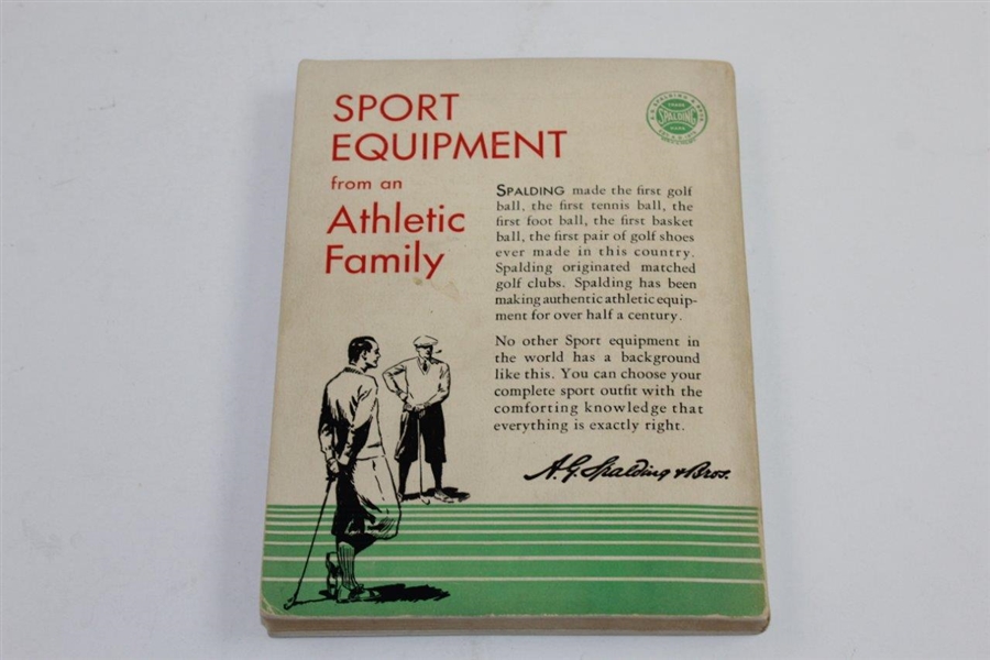 1929 Spaldings Athletic Library Booklet 'Hot To Play Golf' - First Edition