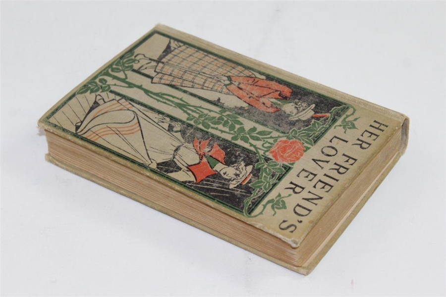 1887 'Her Friend's Lover' Book by Sophie May Featuring Lady Golfers Cover