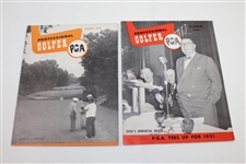 Twelve (12) Professional Golfer PGA Magazines from Various Years - 1947-1951