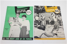 Twelve (12) Professional Golfer PGA Magazines from Various Years - 1947-1951