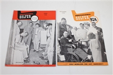 Twelve (12) Professional Golfer PGA Magazines from Various Years - 1947-1951