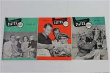 Twelve (12) Professional Golfer PGA Magazines from Various Years - 1947-1952