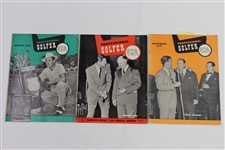 Twelve (12) Professional Golfer PGA Magazines from Various Years - 1947-1952
