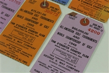 1949-1957 All-American Golf Tournament/World Championship of Golf Tickets (No 1955)