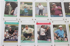 Thirty-Three (33) Signed Pro-Set Golf Cards - Daly, Venturi, Casper, & more JSA ALOA