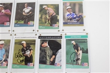 Thirty-Three (33) Signed Pro-Set Golf Cards - Daly, Venturi, Casper, & more JSA ALOA