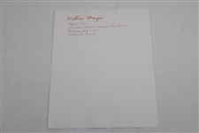 Willie Mays Signed 1970 Black & White Photo Holding Golf Club JSA ALOA