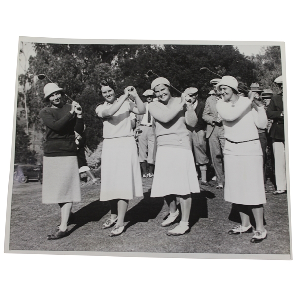'Big Four' Collett, Van Wie, Hicks, & Hill 1930 Women's US Amateur 8x10 Press Photo
