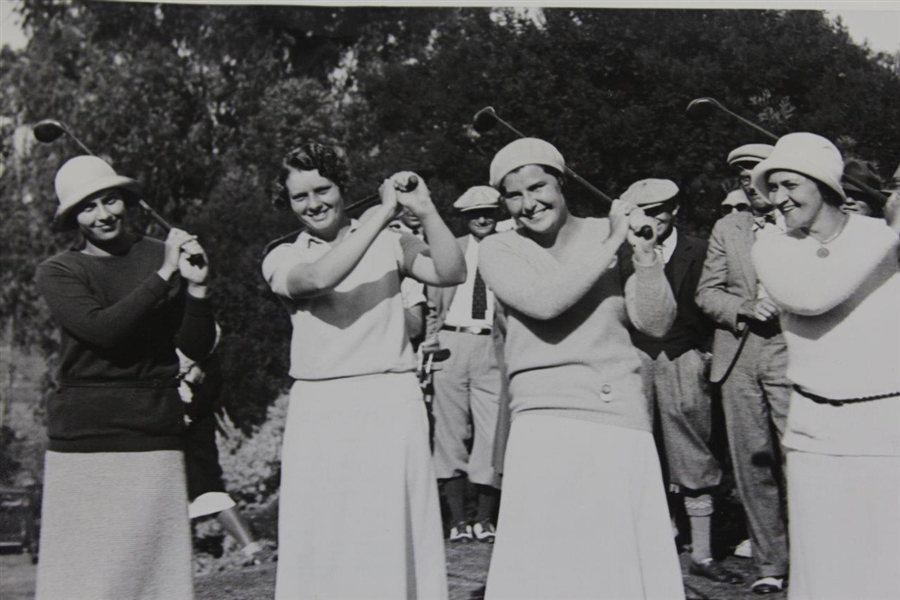 'Big Four' Collett, Van Wie, Hicks, & Hill 1930 Women's US Amateur 8x10 Press Photo
