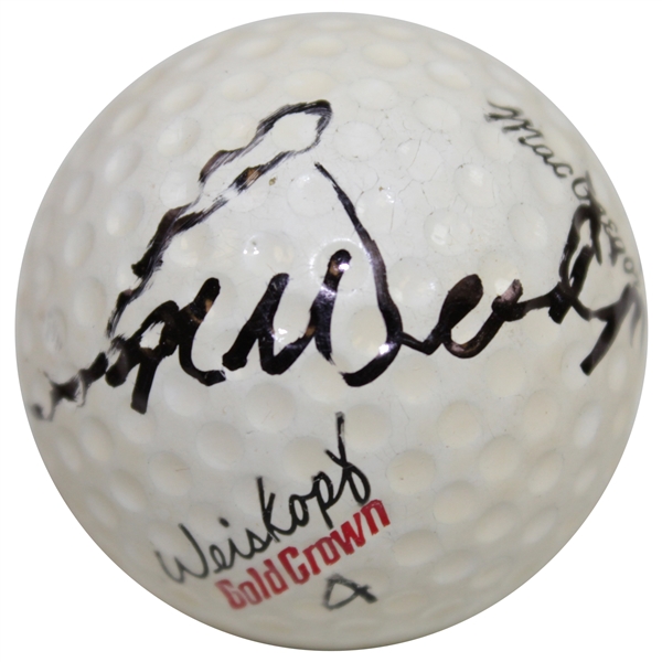 Tom Weiskopf Signed Classic Personal Logo 'God Crown' Golf Ball JSA ALOA