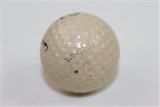 George Archer Signed Classic Wilson Personal Logo Golf Ball JSA ALOA