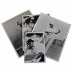 Four (4) Lee Trevino Press Photos - 1972, 1972, 1975, & 1983