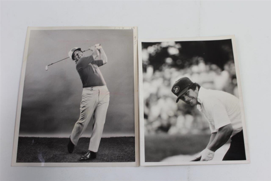 Four (4) Lee Trevino Press Photos - 1972, 1972, 1975, & 1983