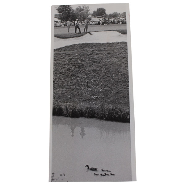 Arnold Palmer & Billy Casper 7/21/1967 Wait For The Ducks Press Photo