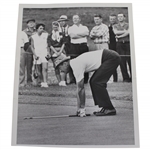 Sam Snead 6/17/1960 Cherry Hills US Open Lining Up A Putt Press Photo