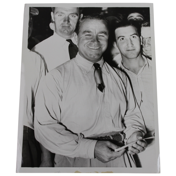 Gene Sarazen 7/27/1937 Winning 1937 Chicago Open Crisp Press Photo