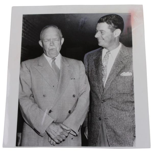 President Dwight D. Eisenhower & Cary Middlecoff 5/25/1955 Press Photo