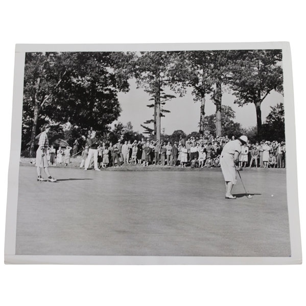 Estelle Lawson & Betty Hicks 9/13/1941 US Womens Amateur at Brookline Press Photo