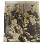 Bobby Jones at St. Andrews 10/13/1958 Rare Oversize Photo with World Amateur Team