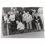 Jack Nicklaus 8/10/1966 Hitting Out of Bunker at Wentworth Press Photo - Crisp