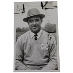 Sam Snead 1953 Ryder Cup Photo Used in Telegraph - Great Stamping on Back (59, 61, 62)