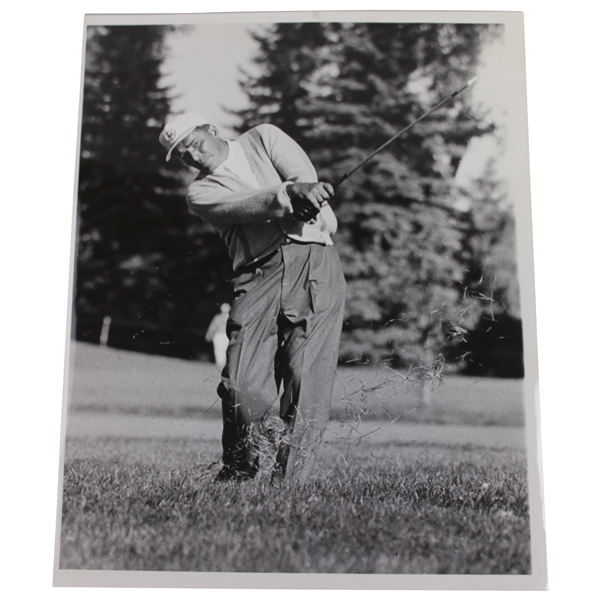 Julius Boros 9/9/1962 Crisp Out of Rough with Vintage Masters Hat Duane Howell Photo