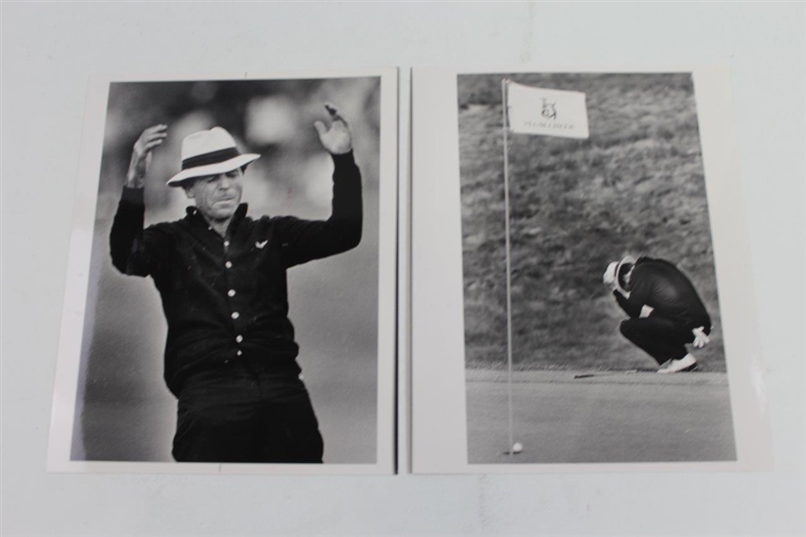 Gary Player Group of Ten (10) Wire Photos - Various Years & Dimensions