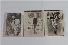 Arnold Palmer Group of Ten (10) Wire Photos - Various Years & Dimensions