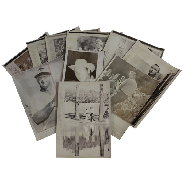 Arnold Palmer Group of Ten (10) Wire Photos - Various Years & Dimensions