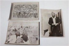 Arnold Palmer Group of Ten (10) Wire Photos - Various Years & Dimensions