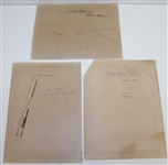 Arnold Palmer Group of Ten (10) Wire Photos - Various Years & Dimensions
